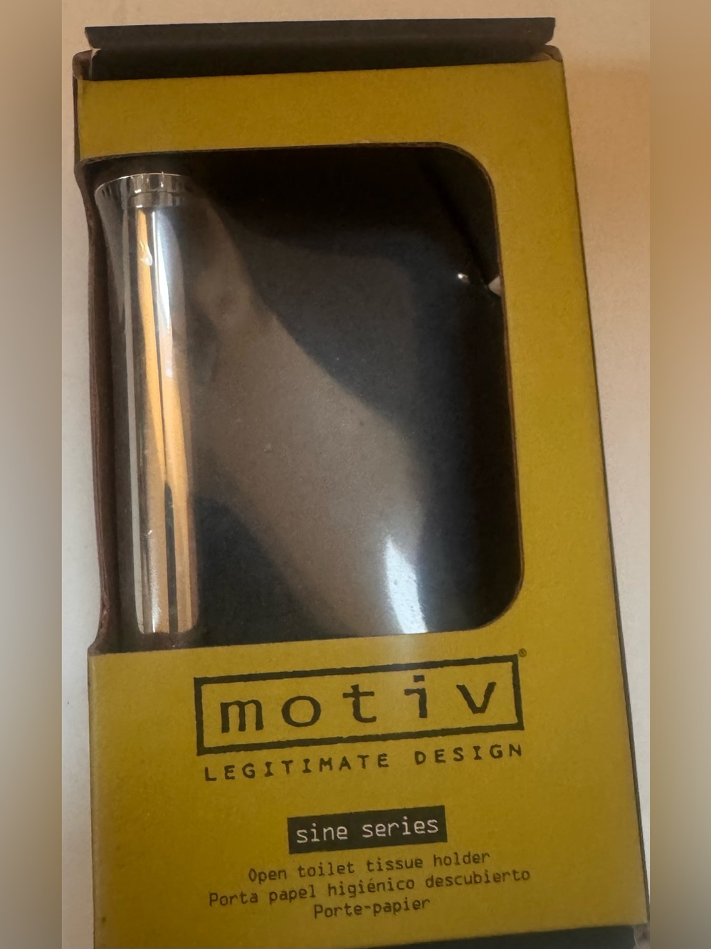 NEW IN BOX 0206/PC Sine Open Toilet Tissue Holder in Polished Chrome